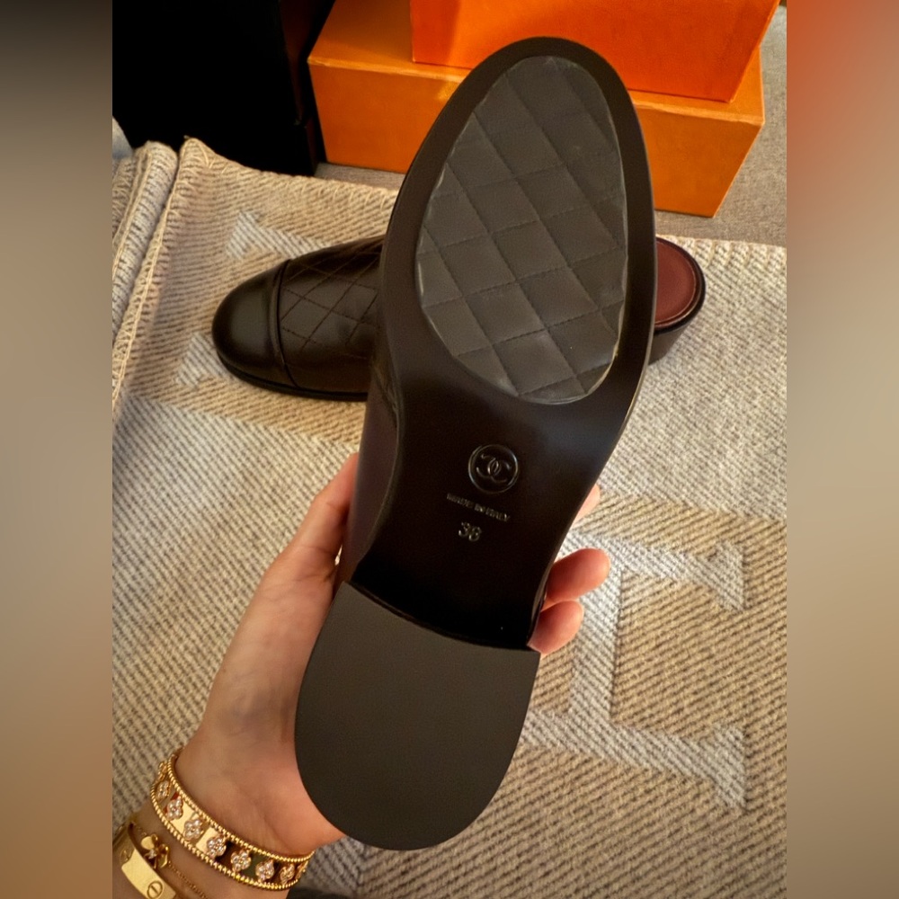 Chanel CC Quilted Mule Shoes - Picture 4 of 5